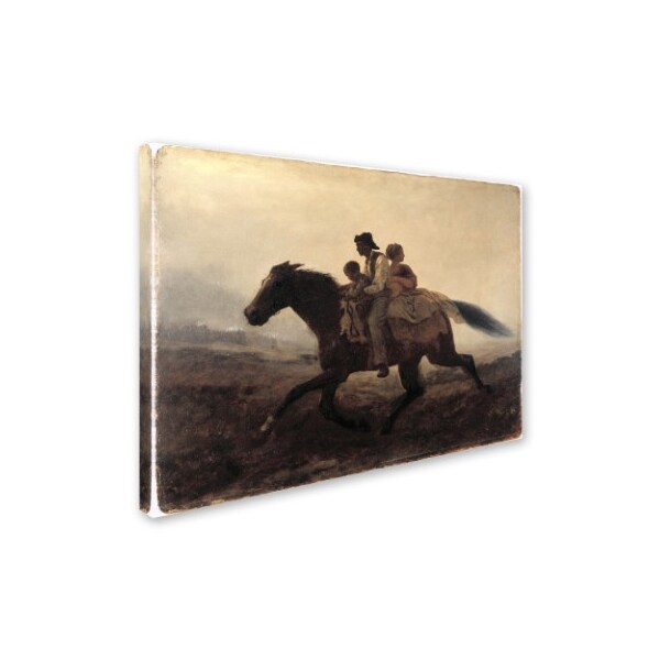Eastman Johnson 'A Ride For Libertythe Fugitive Slaves' Canvas Art,18x24